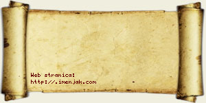 Mia Gojković vizit kartica